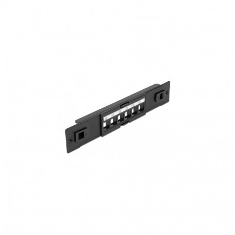 DeLOCK 10″ Keystone Patch Panel 6 Port tool free