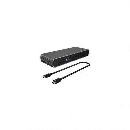 ICY BOX IB-DK8801-TB4 Wired Thunderbolt 4 Anthracite, Black