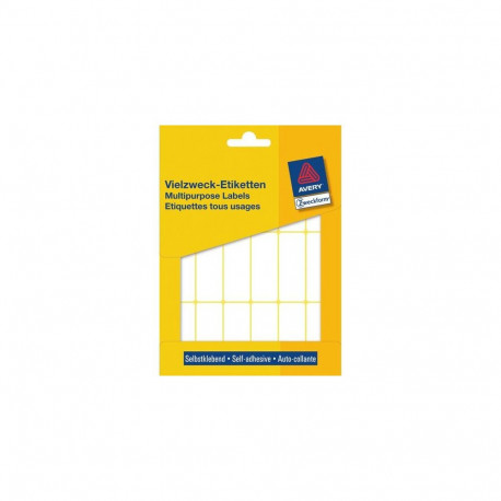 Avery Manual Labels, White, 50 x 19 mm