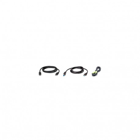 ATEN 2L-7D02UDPX3 KVM cable Black 1.8 m