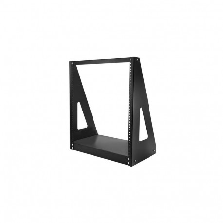 StarTech.com 12U 2-Post Open Frame Desktop Server Rack, 19in Compact Space-Saving Floor IT Rack with
