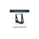 StarTech.com 12U 2-Post Open Frame Desktop Server Rack, 19in Compact Space-Saving Floor IT Rack with