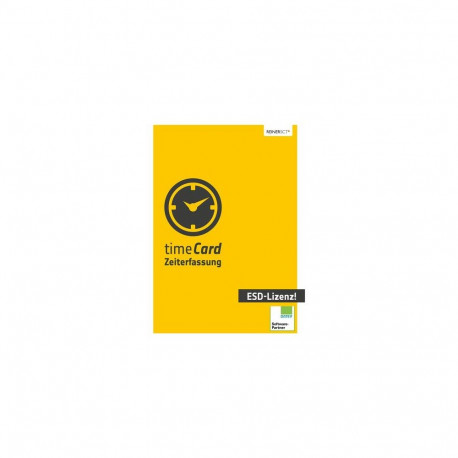 Reiner SCT timeCard time recording annual license, 50 employees, ESD, 1 year Commercial 1 license(s)