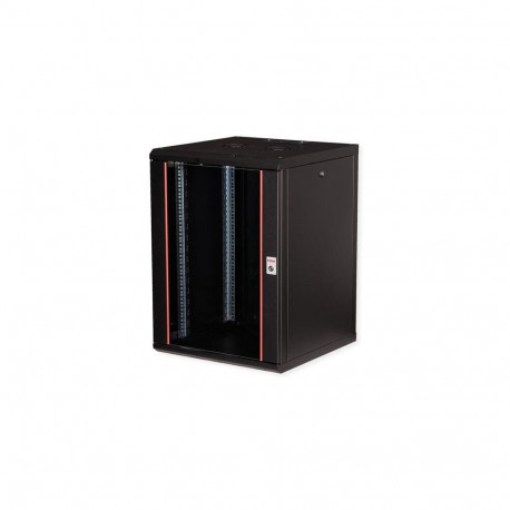 ROLINE 19-inch wall-mounted housing Pro 16 U, 600x600 WxD black