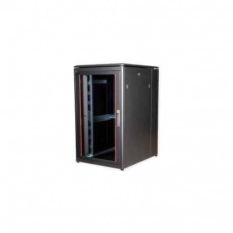 ROLINE 19-inch network cabinet Pro 26 U, 800x1000 WxD Glass door black