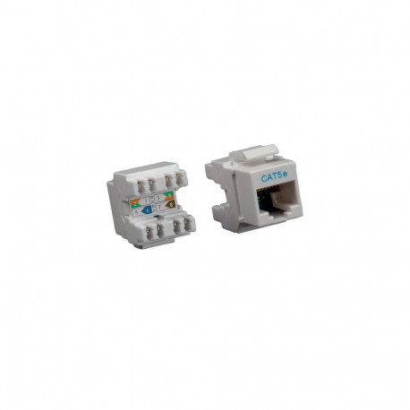 ROLINE Cat.5e Keystone Jack, RJ-45, unshielded light grey