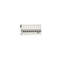 ROLINE Cat.6/Class E 19" Patch Panel, 24 Ports, STP light grey
