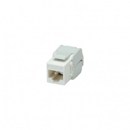 ROLINE Cat.6 Keystone Jack, RJ-45, unshielded, toolless white