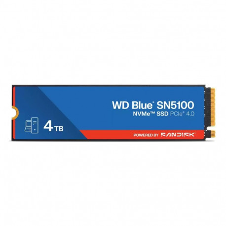 SSD|SANDISK|Blue SN5100|4TB|M.2|NVMe|3D QLC|Write speed 6700 MBytes/sec|Read speed 6900 MBytes/sec|2