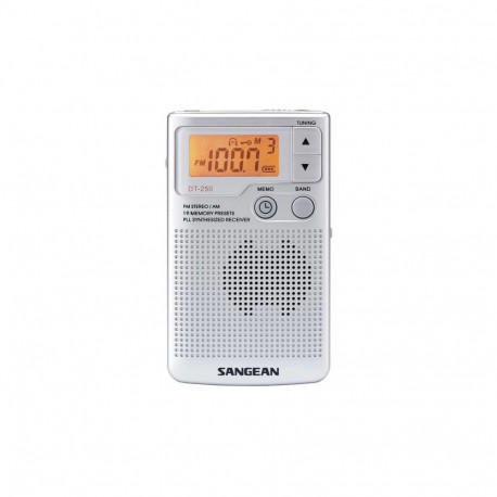 Sangean raadio DT-250, hõbedane