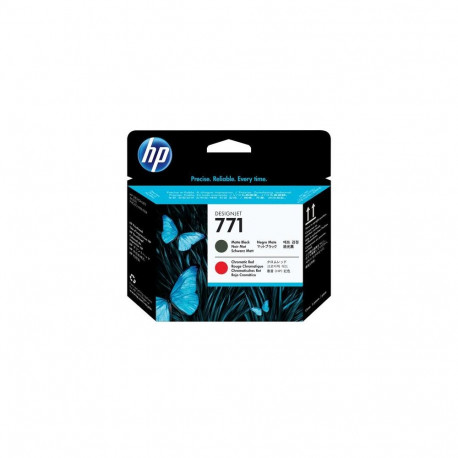 HP 771 Matte Black/Chromatic Red DesignJet Printhead