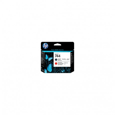 HP 744 Matte Black/Chromatic Red DesignJet Printhead