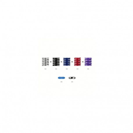 MOZA Racing Performance Kit for CRP2 Pedals (10 springs, 8 rubber damping blocks, 4 alu blocks) Mult