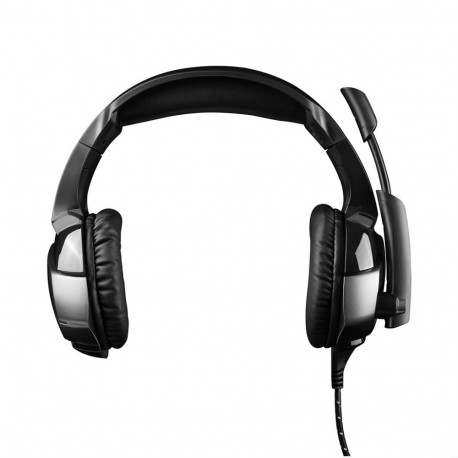 Modecom mänguri peakomplekt MC-859 BOW, juhtmega ja peavõruga, must