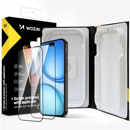 Wozinsky Wozinsky EasyFit Clear Glass tempered glass for iPhone 17 / 16 Pro - 2 pcs.