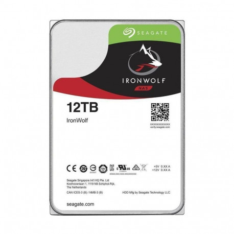Seagate HDD IronWolf 12TB SATA 3.0 256MB 7200rpm 3,5" ST12000VN0008