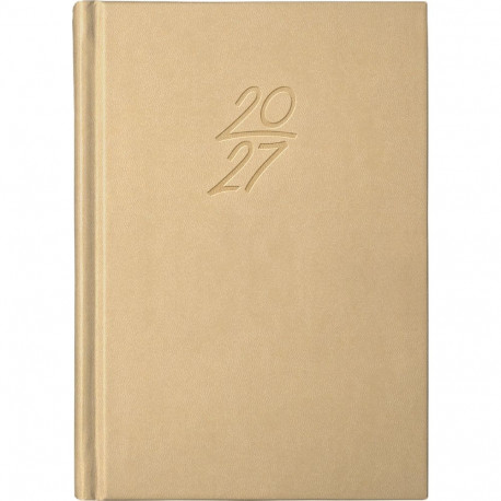 Raamatkalender Kalendermärkmik A6 PÄEV, kunstnahk (BEEŽ) 00029/40359