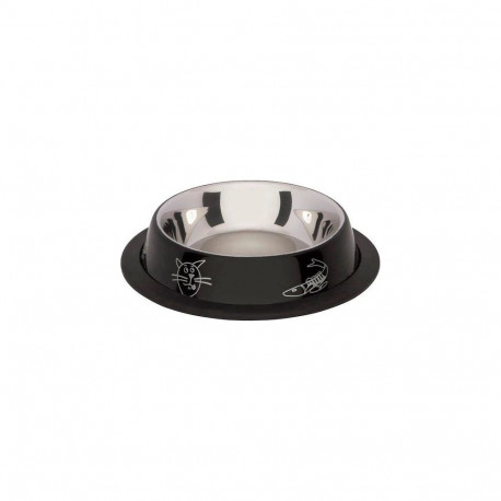 Barry King RUBBER BOWL  COLORFUL PRINT  BLACK  0.25L