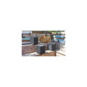 Allibert Luzon outdoor table Graphite Square shape