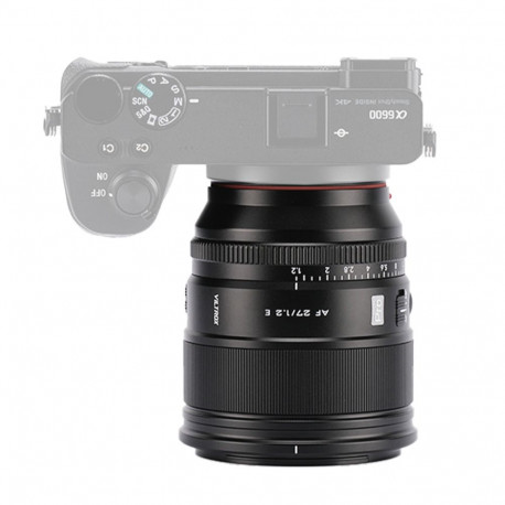 Camera Lens - Viltrox AF 27mm F1.2 Sony E Low-Light Performance Black