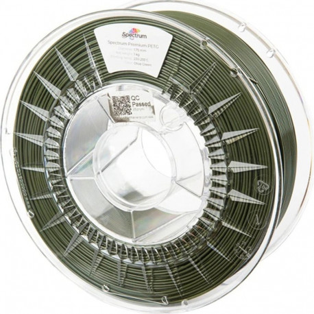Filament PET-G Premium OLIVE GREEN 1kg SPECTRUM