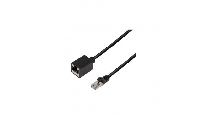 Logilink patch-kaabli pikendus Cat.6A premium, must, 2m