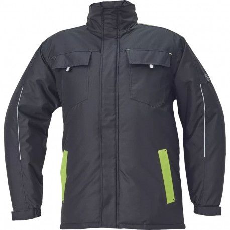 Cerva Max Vivo talvejope must/kollane xl