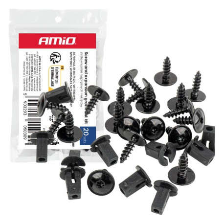 Kinnitusmutrite ja kruvide 12/4mm 20tk