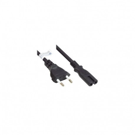 Alcasa P0370-S025 power cable Black 2.5 m Power plug type C C7 coupler