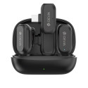 Devia microphone for smartphone USB-C wireless 2in1 black