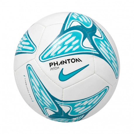Piłka nożna Nike Phantom biało-niebieska HV6335 106