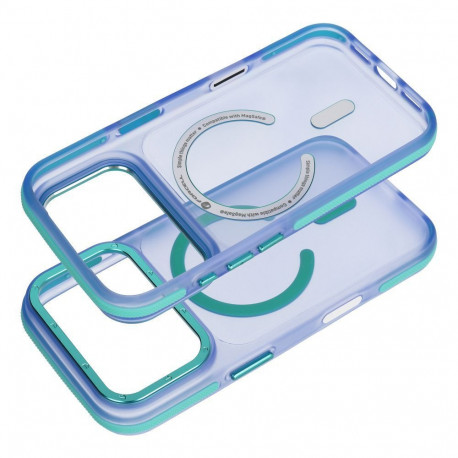 Case for iPhone `16 Pro Max Forcell F-Protect Vivid Premium compatible with MagSafe blue