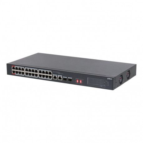 Switch|DAHUA|S3226-24ET-375|Switch type Unmanaged|Rack mounting Yes|24xRJ-45 ports|RJ-45 Ports Type 