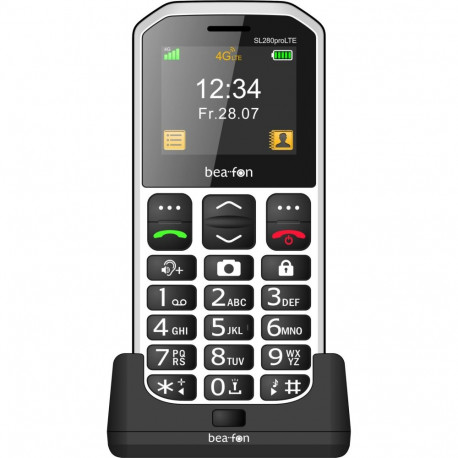 Bea-Fon SL280pro LTE, must-valge