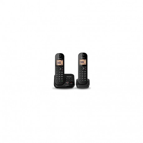 "Schnurlostelefon mit AB KX-TGC422GB Duo - schwarz"