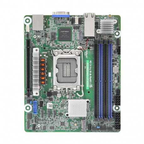 "ASRock Mainboard EC266D4ID-2T/X550 mini-ITX Sockel 1700 DDR5-only Single"