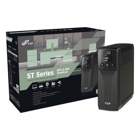 "FSP ST 850 Tower 850VA 510W RJ45 Ausgang 4 Schuko"