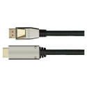 Python kaabel DisplayPort 1.4 - HDMI 2.0 nailonist 1m, must