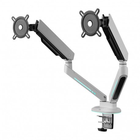 "One for all Universeller Gaming Dual Monitorarm (DM8220) (wei, RGB)"