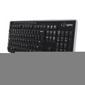"Logitech Wireless Keyboard K270, Schwarz, Kabellos via USB-Empfänger, Schweiz"