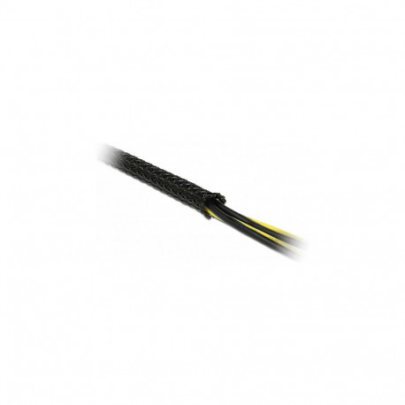 "Geflechtschlauch dehnbar 10 m x 19 mm schwarz"