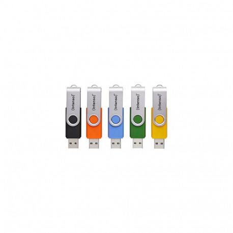"STICK Intenso Office Line 16GB USB STICK 3.2 Multipack x5 bunt"
