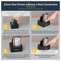 "D StarTech USB 3.1 HDD DUPLICATOR DOCK"