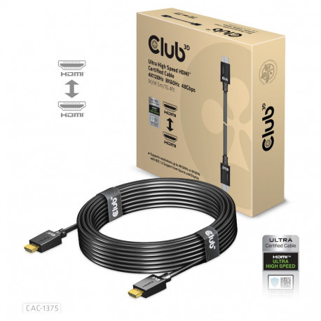 Club3D HDMI-kaabel A -> A 2.1 Ultra High Speed 10K HDR 5m jaemüügipakend