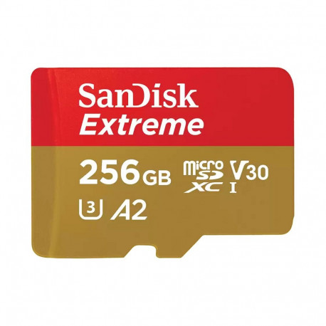 "CARD Sandisk Extreme MICROsdxc CARD 256 GB"