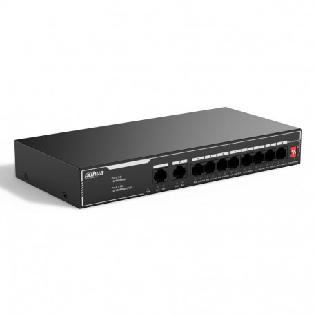 DAHUA Switch||SF1010LP|Switch type Unmanaged|Switch layer L2|10xRJ-45 ports|RJ-45 Ports Type Fast Et