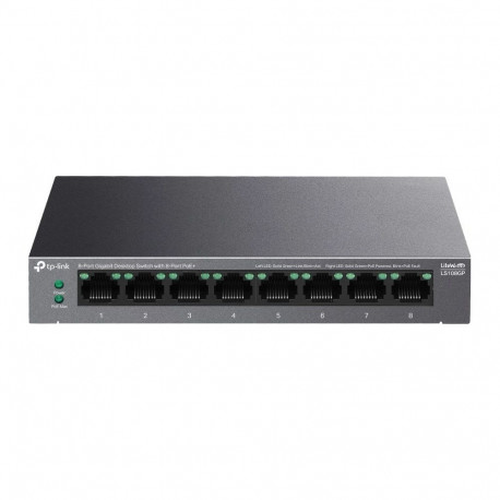 TP-Link võrgulüliti LiteWave 8-Port Gigabit lauapealne 8-Port PoE+