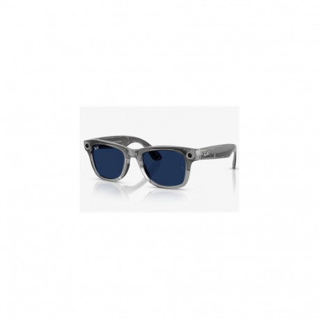 Ray-Ban Meta Wayfarer Gen2 Smart Glasses with AI, Size 50-22, Transitions Sapphire Lense, Shiny Tran