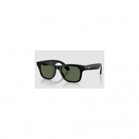 Ray-Ban Meta Wayfarer Gen2 Smart Glasses with AI, Size 53-22, G-15 Clear Lense, Shiny Black EU