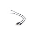 Gembird CC-USB2-AMLM-2M lightning cable Black